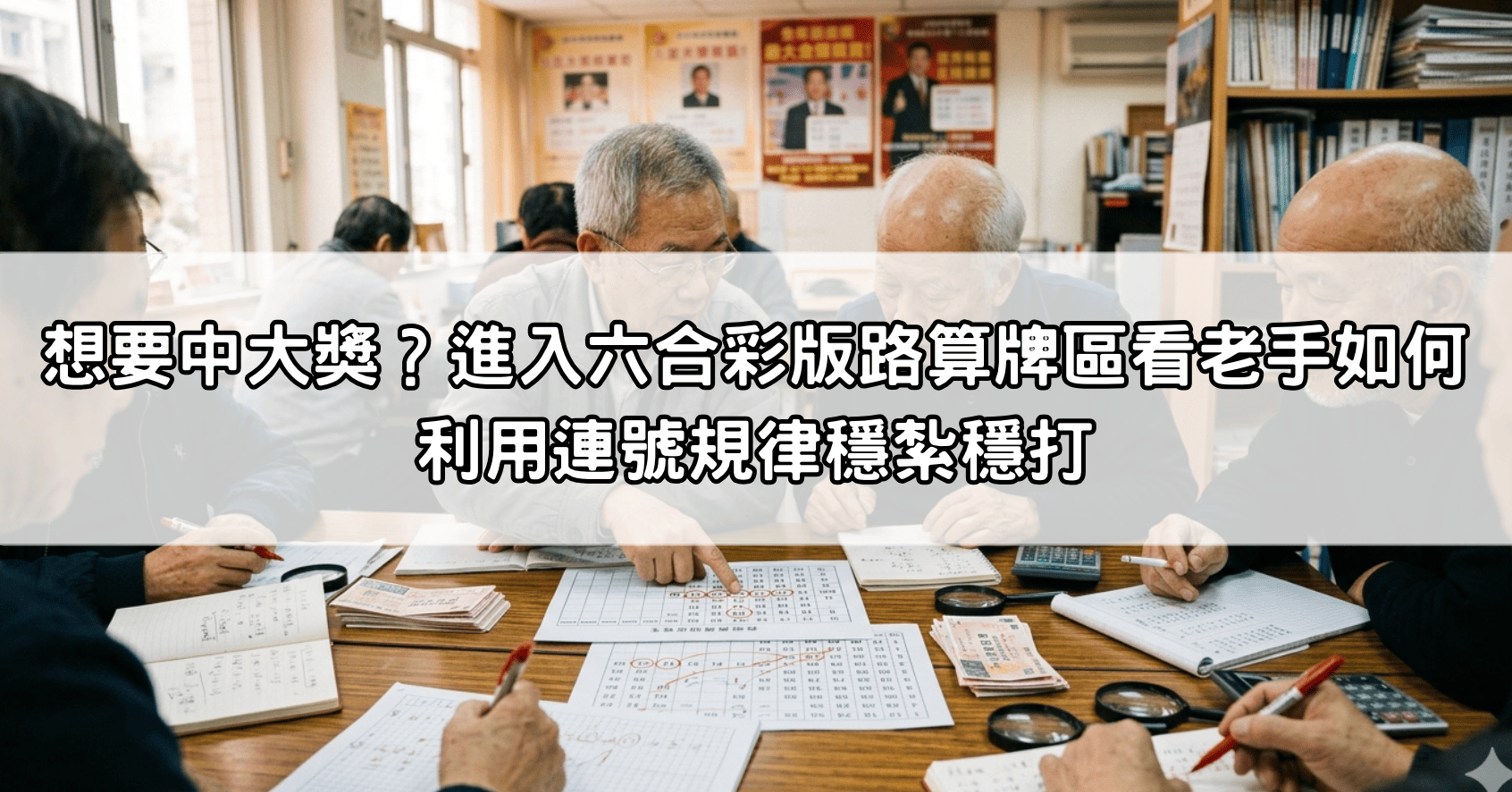 想要中大獎？進入六合彩版路算牌區看老手如何利用連號規律穩紮穩打